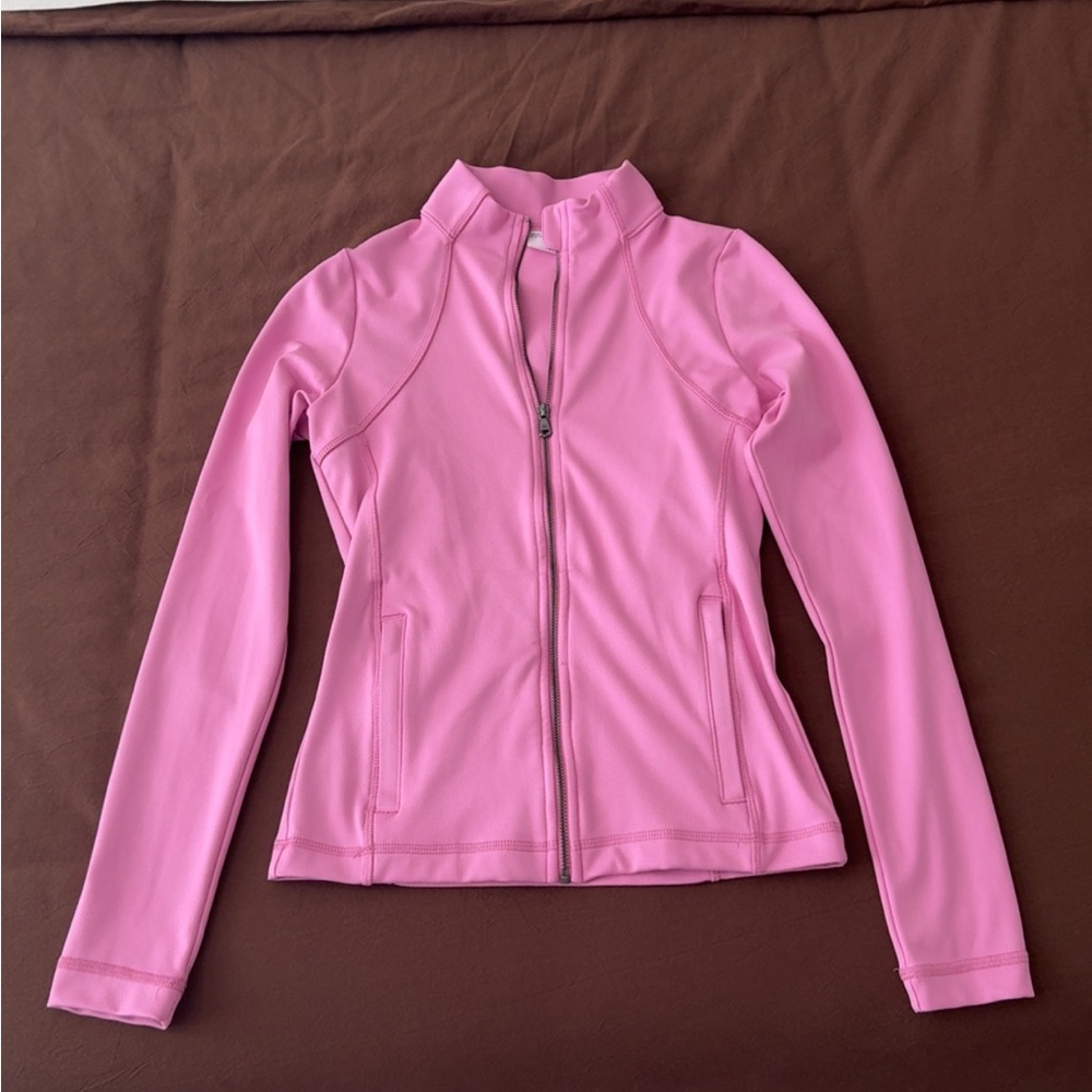 Gilly Hicks Vibrant Pink Zip-Up Active Jacket
